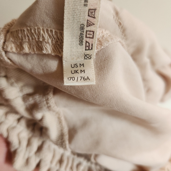 Free People Movement Mia Lounge Pant Lyocell Cream Wide-Leg Pant Medium - Picture 13 of 14